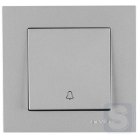 Кнопка дзвінка Arvia Electric KAREN Срібло (20 03 2000 207)